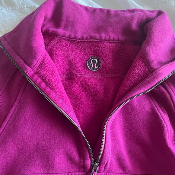 Lululemon Half-zip Scuba xs/s Ripened Raspberry - Picture 4 of 7
